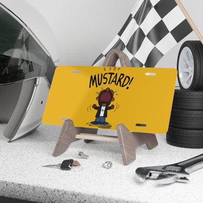 Mustard Vanity Plate