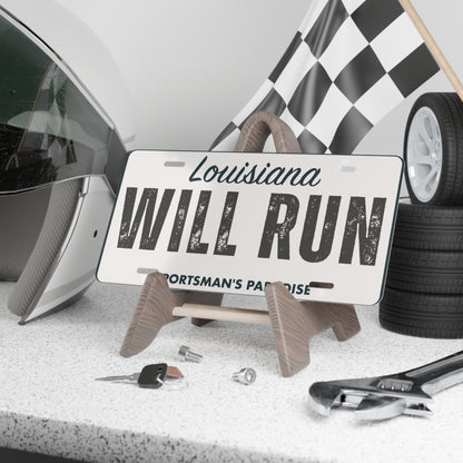 Will Run LA Vanity Plate