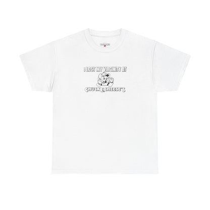 I Lost My Virginity At Chuck E Cheese's Unisex Heavy Cotton Tee
