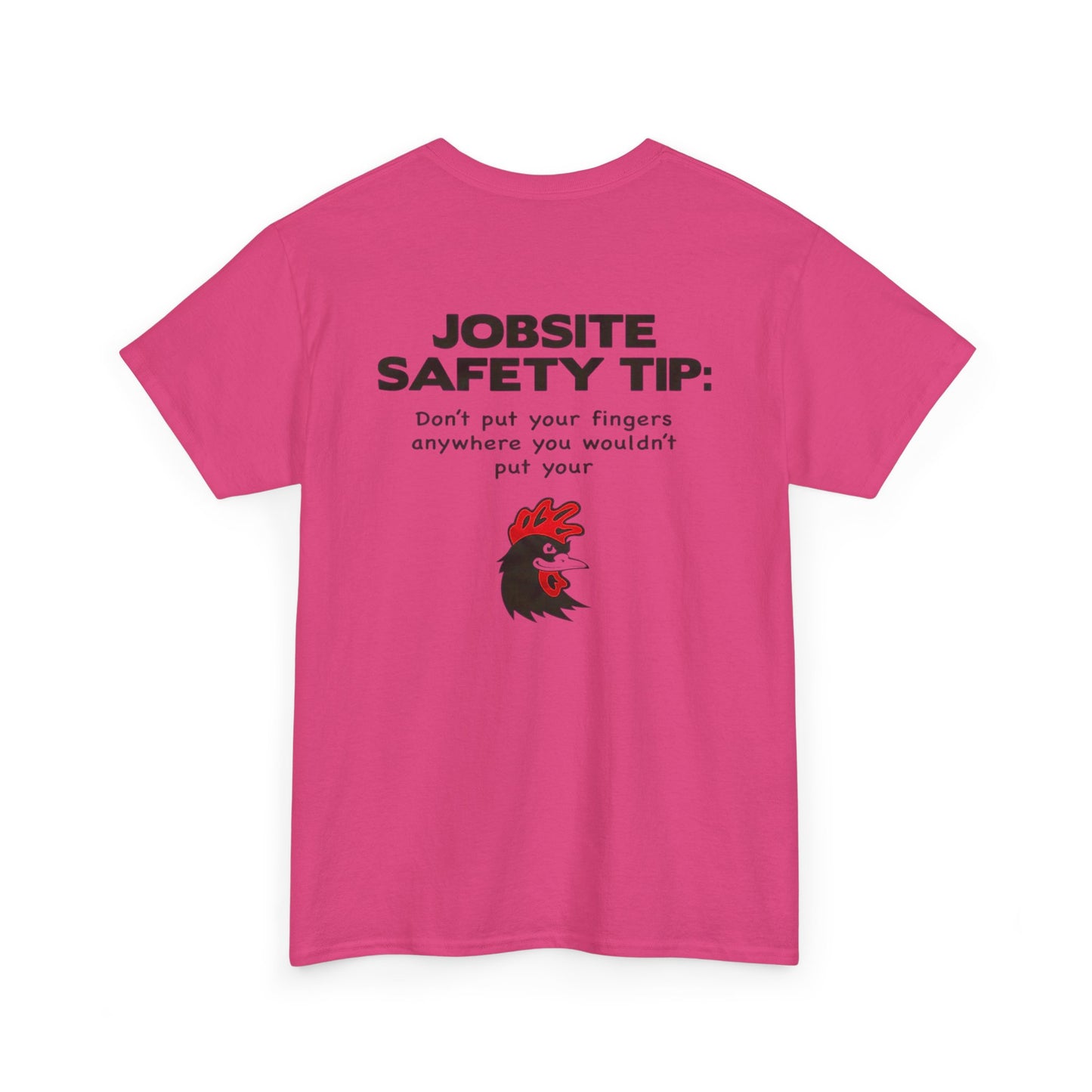 Job Safety Tip Unisex Heavy Cotton Tee