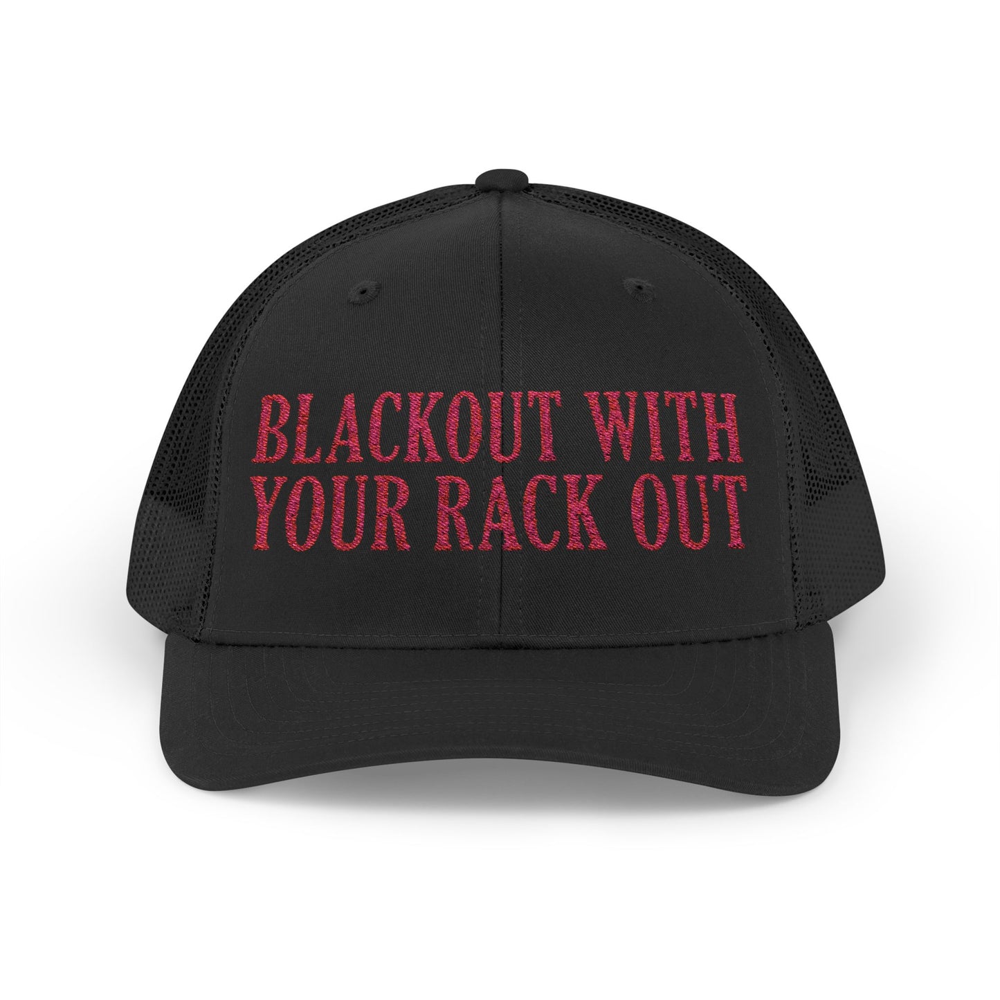 Blackout Rackout Richardson 112 Snapback Trucker Cap