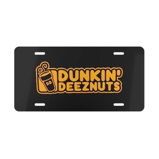 Dunkin' Deeznuts Vanity Plate