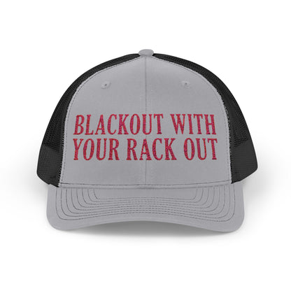 Blackout Rackout Richardson 112 Snapback Trucker Cap