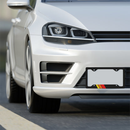 Heritage Stripes Metal License Plate Frame