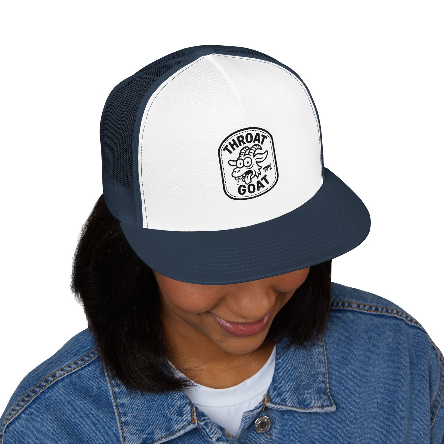 Throat Goat TPL 5 Panel Trucker Cap (Embroidery)