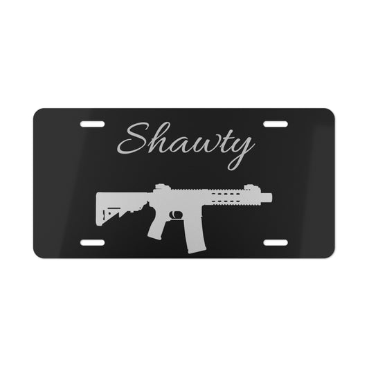 Shawty Vanity Plate