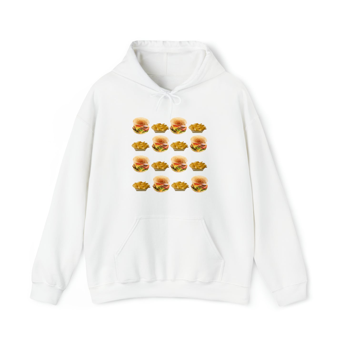 Burger & Fries Unisex Heavy Blend™ Hooded Sweatshirt