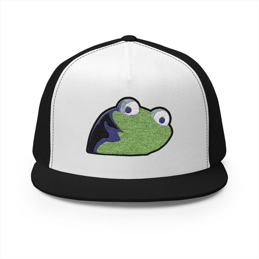 Lizard Meme 5 Panel Trucker Cap (Embroidery)