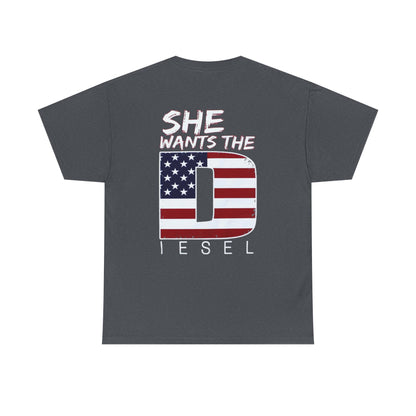 She Wants The D (4th of July) Unisex Heavy Cotton Tee