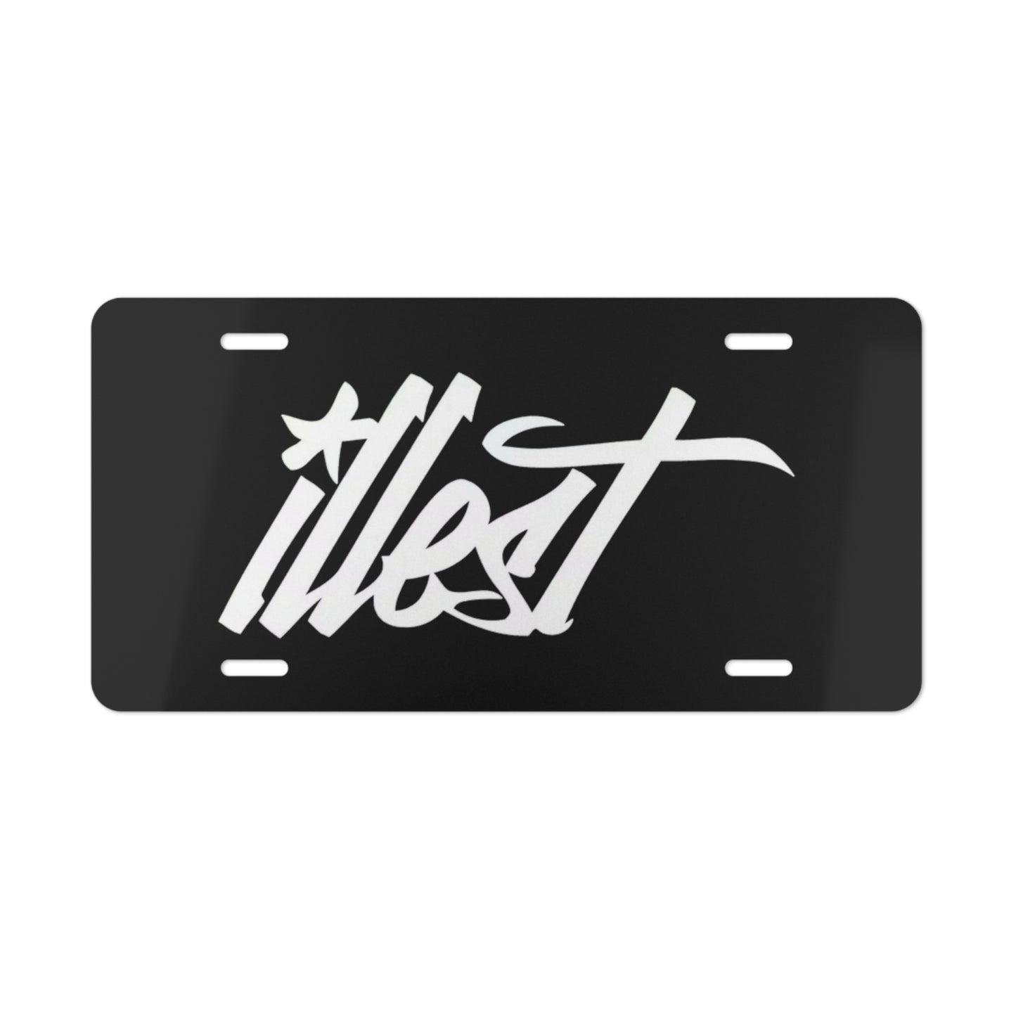illest Blk Vanity Plate