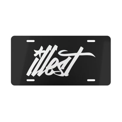 illest Blk Vanity Plate