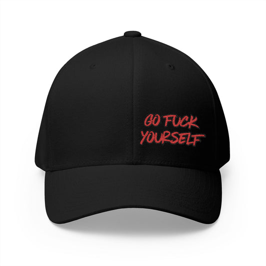 Go F Yourself (RED) Embroidered FlexFit Hat