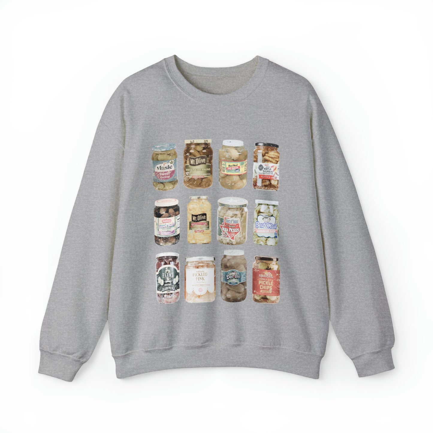 Viral Vintage Pickle Sweatshirt Unisex Heavy Blend™ Crewneck Sweatshirt