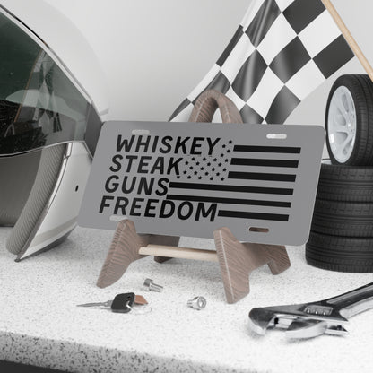 WSGF Grey Vanity Plate