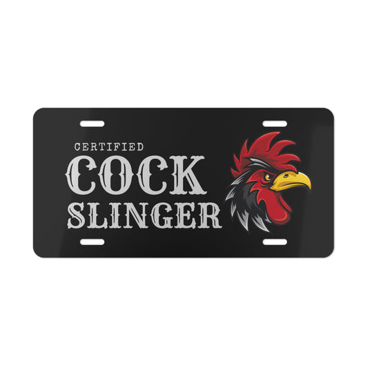 CCS Black Vanity Plate