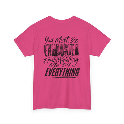 Exhausted Unisex Heavy Cotton Tee