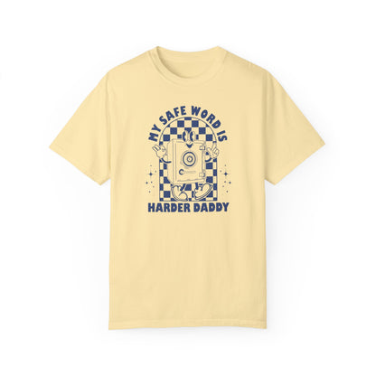 Safe Word Comfort Colors Unisex T-shirt