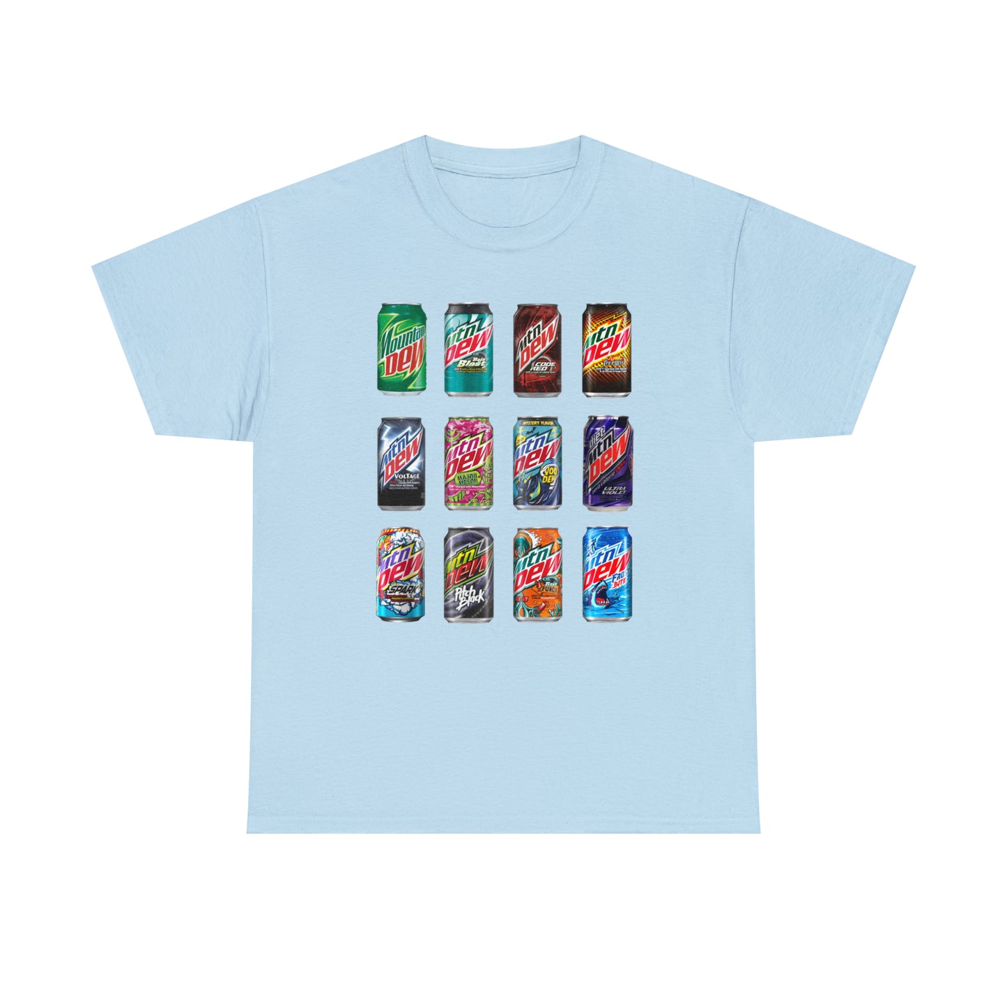 Mtn Dew Unisex Heavy Cotton Tee