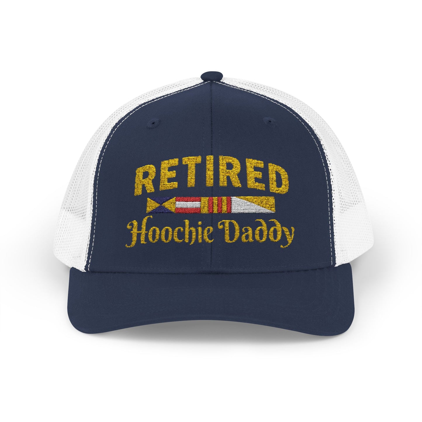 Retired Hoochie Daddy Snapback Trucker Cap