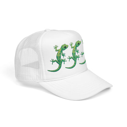 Lizard Lizard Lizard Meme Foam Trucker Hat (Embroidery)
