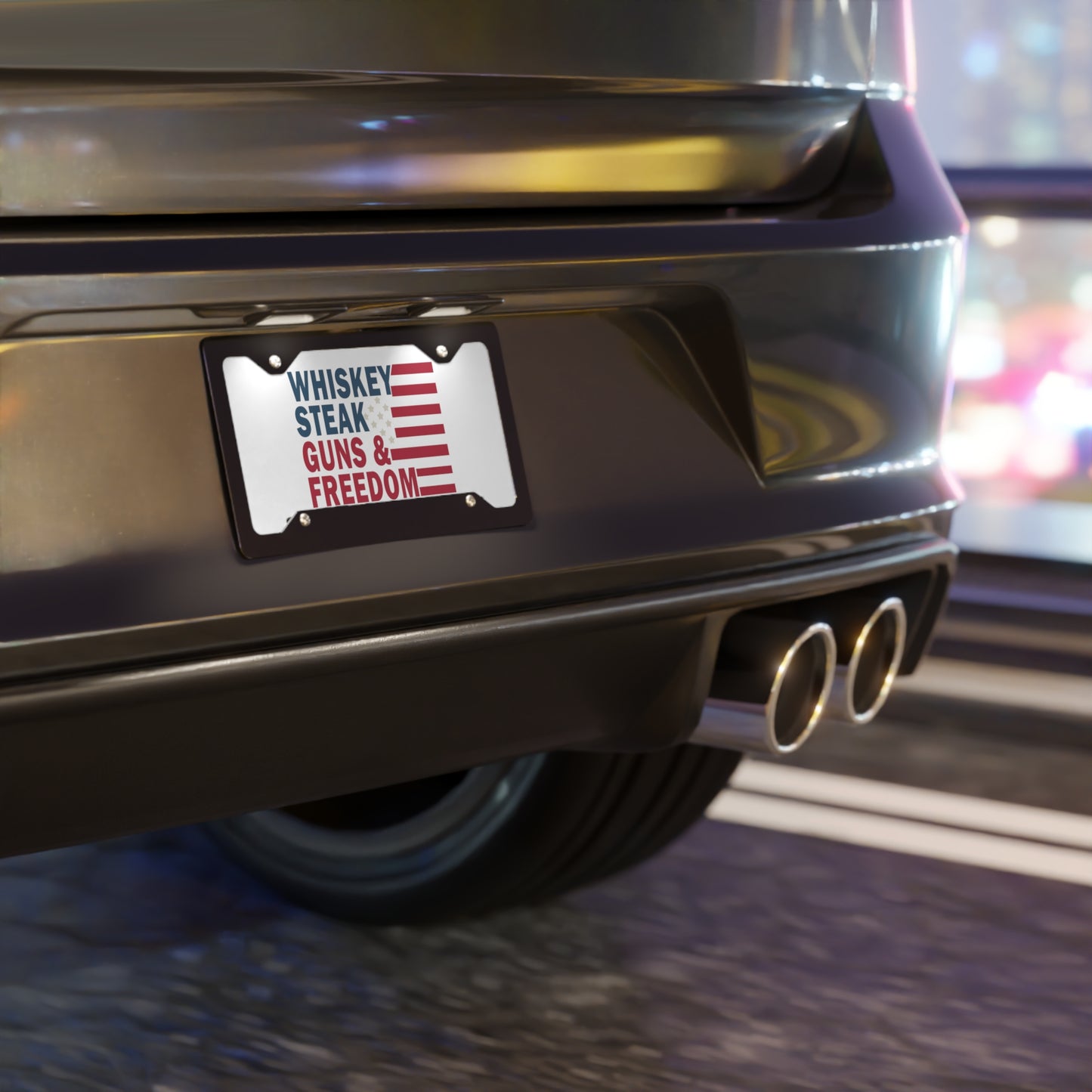 WSGF White Vanity Plate