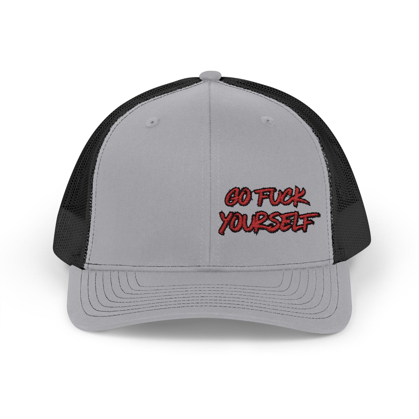 Go F Yourself (RED) Richardson 112 Snapback Trucker Cap