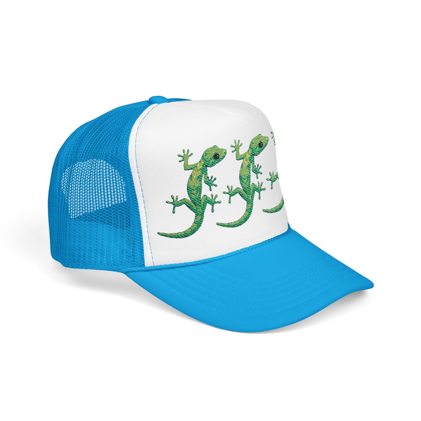 Lizard Lizard Lizard Meme Foam Trucker Hat (Embroidery)