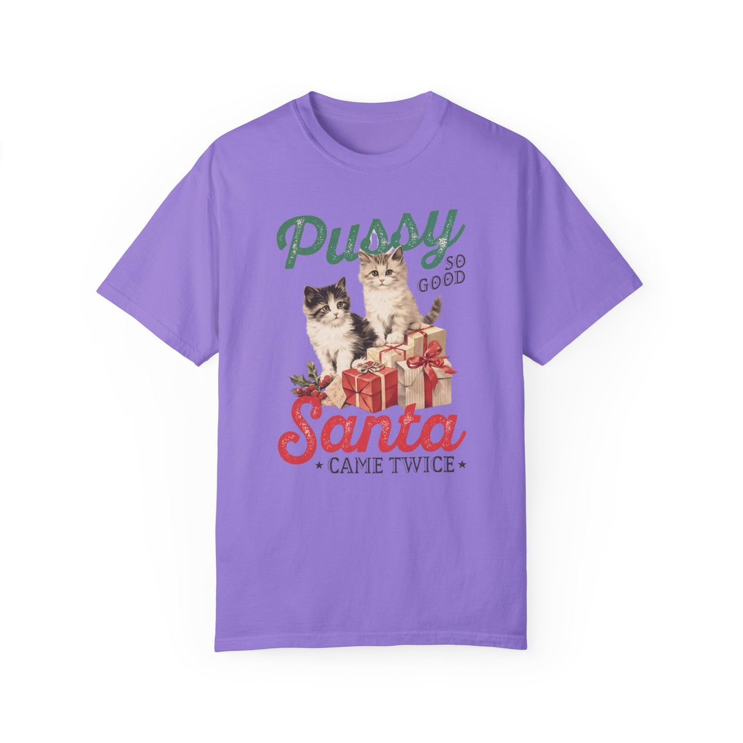 Santa Came Twice Comfort Colors Unisex T-shirt