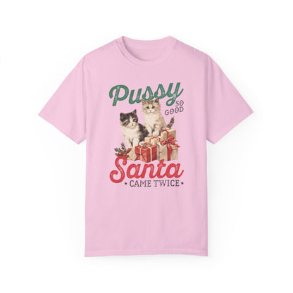Santa Came Twice Comfort Colors Unisex T-shirt
