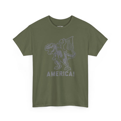 America T-rex Unisex Heavy Cotton Tee