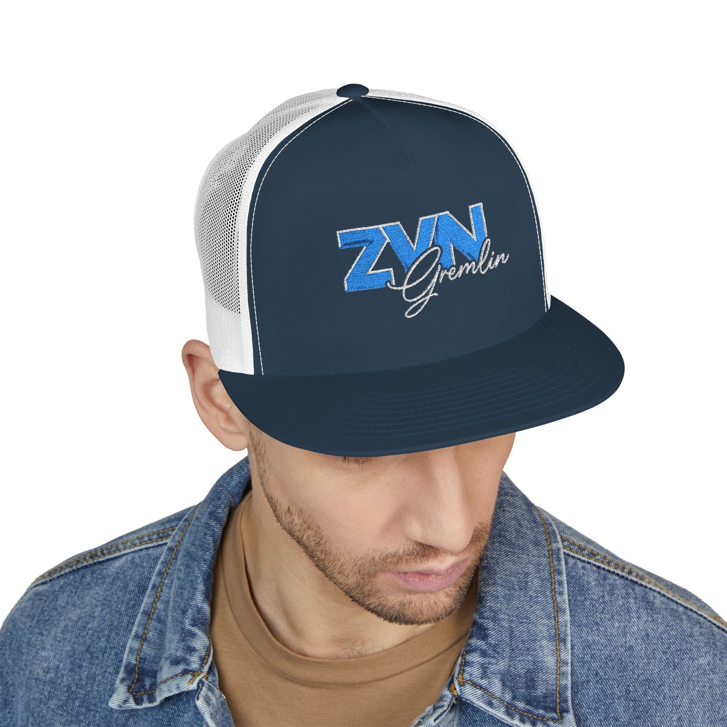 ZYN Gremlin 5 Panel Trucker Cap (Embroidery)