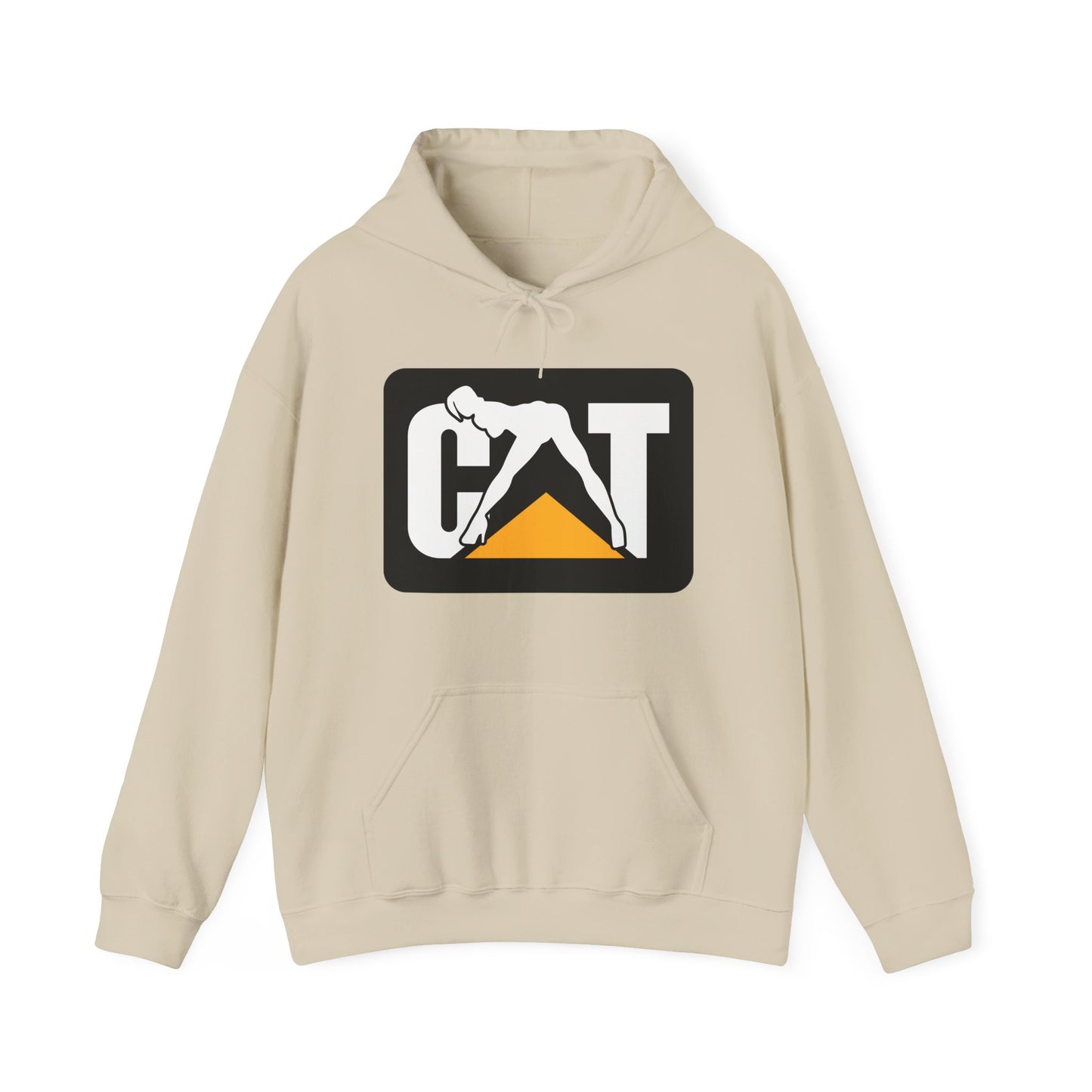 CAT Girl Logo Front Unisex Heavy Blend™ Hooded Sweatshirt