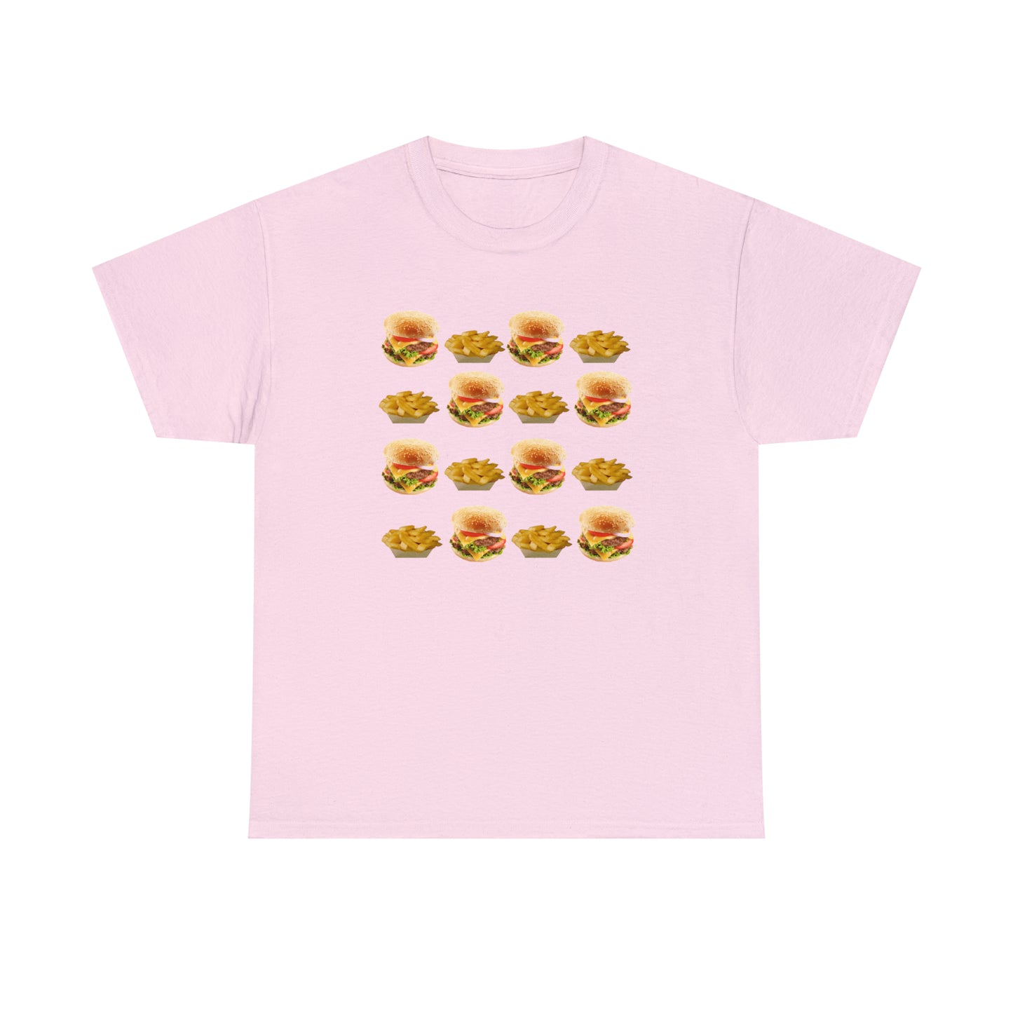 Burger & Fries Unisex Heavy Cotton Tee