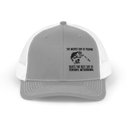 Worst Day Fishing Richardson 112 Snapback Trucker Cap