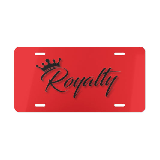Royalty Red Vanity Plate