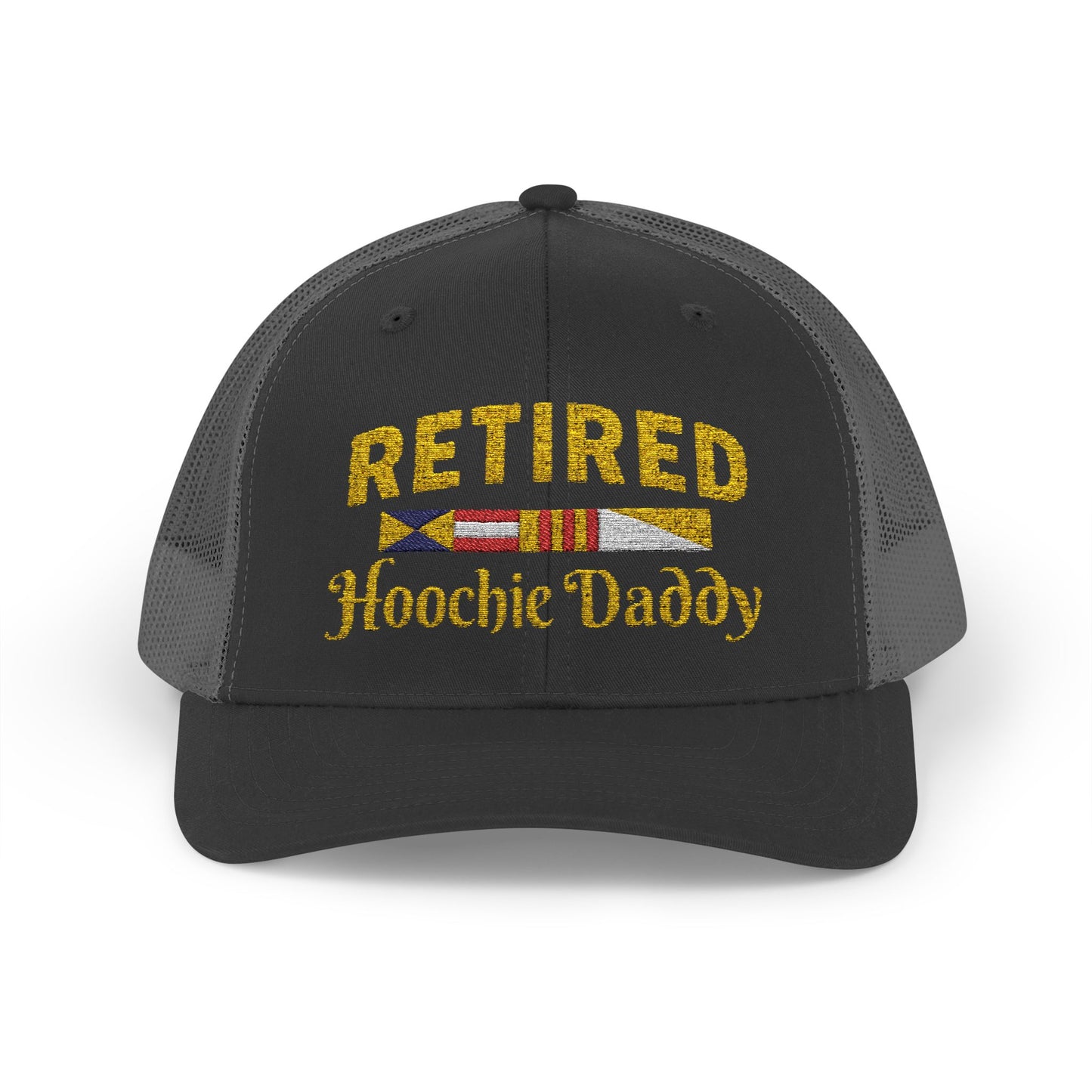 Retired Hoochie Daddy Snapback Trucker Cap