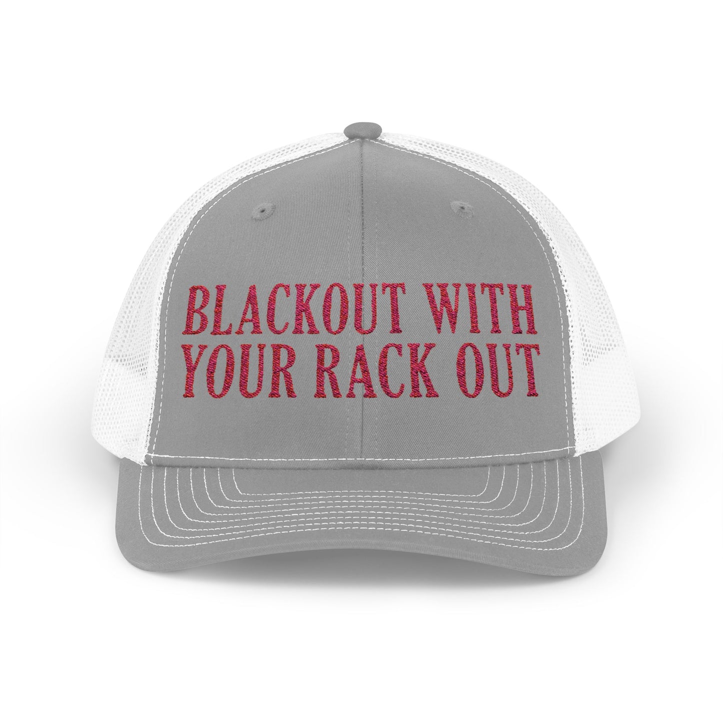 Blackout Rackout Richardson 112 Snapback Trucker Cap