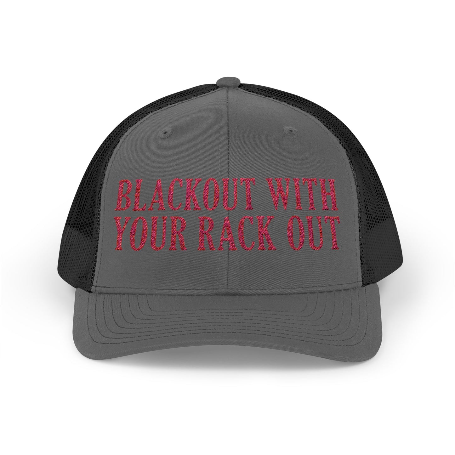 Blackout Rackout Richardson 112 Snapback Trucker Cap