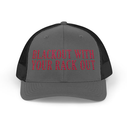 Blackout Rackout Richardson 112 Snapback Trucker Cap